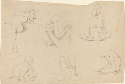 Studier av en mannsfigur av John Flaxman