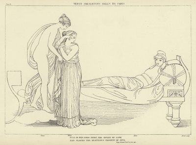 Venus presenterer Helen til Paris av John Flaxman