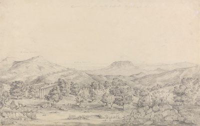 Generell utsikt over tempelet til Apollo Epicurius i Bassai, Phigalea av John Foster