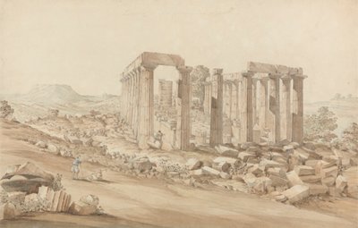 Templet til Apollo Epicurius i Bassai, Phigalea av John Foster