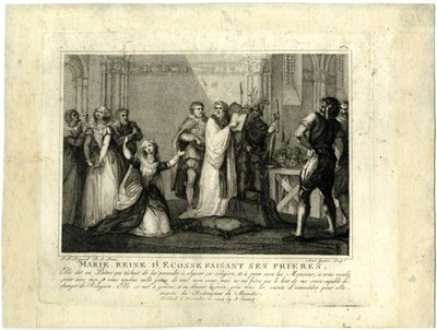 De siste timene til Mary Stuart, dronningen av Skottland av John Francis Rigaud