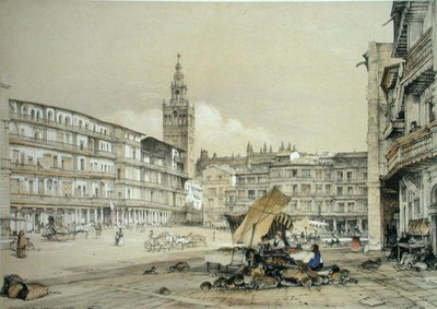 Plaza de San Francisco, Sevilla, fra 