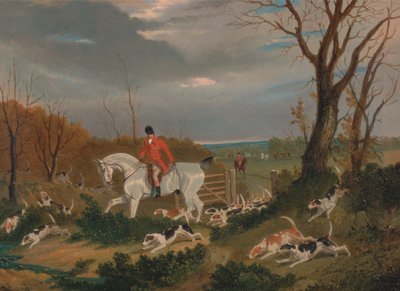 The Suffolk Hunt: Going to Cover near Herringswell av John Frederick Herring