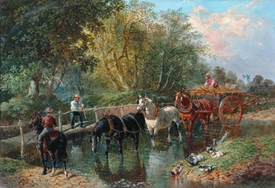 Krysser strømmen av John Frederick Herring Junior