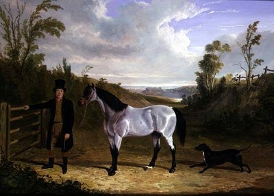 Benjamin Smiths brudgom Leslie, med favorittjegeren 