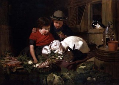 Kaninelskere av John Frederick Herring Senior