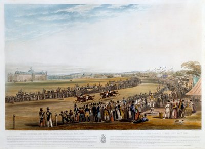 Spesialpris på 5000 franc til Chantilly i 1841 Trykk av John Frederick Herring (1795-1865) (ec.engl.) 1841 Privat samling av John Frederick Herring Senior