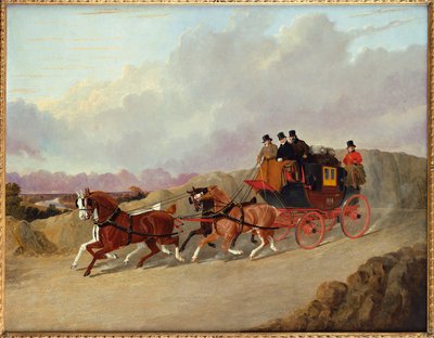 The Edinburgh til London Royal Mail Coach av John Frederick Herring Senior
