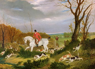 The Suffolk Hunt - Skal til dekning nær Herringswell av John Frederick Herring Senior