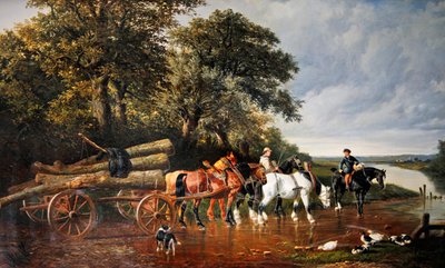 Tømmervognen av John Frederick Herring Senior