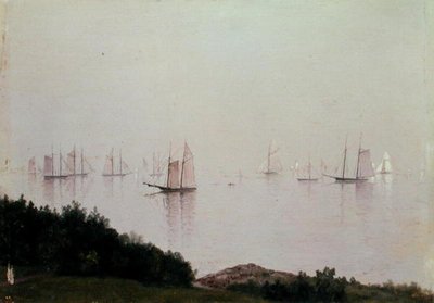 A Newport Afternoon (olje om bord) av John Frederick Kensett