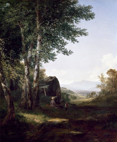 Utsikt over Mansfield Mountain, 1849 av John Frederick Kensett