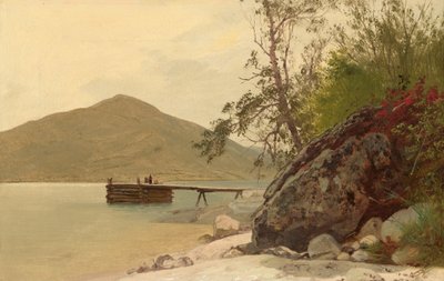 Ilandstigning ved Sabbath Day Point av John Frederick Kensett