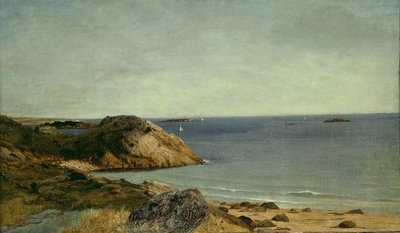 Rocky Coast, ca. 1860. av John Frederick Kensett