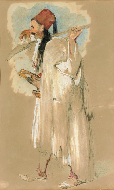 En Suliote-kriger av John Frederick Lewis