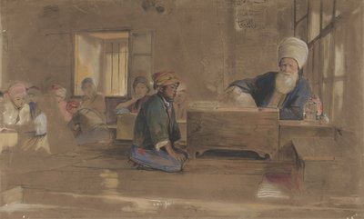 Arabisk skole, 1841-51. av John Frederick Lewis