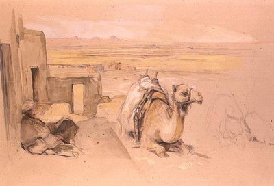 Kamel, Vest-Theben av John Frederick Lewis