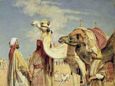 Hilsen i ørkenen, Egypt av John Frederick Lewis
