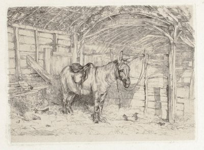 Stallscene av John Frederick Lewis