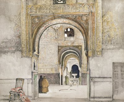 The Hall of the Two Sisters (Sala de las dos Hermanas), fra 