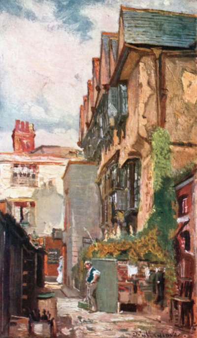 Biskop Kings hus (fargelitografi) av John Fulleylove