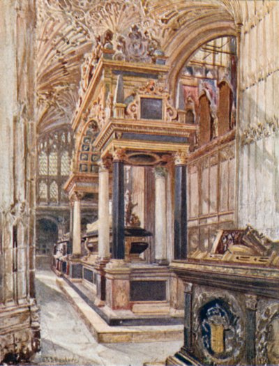 Monument av Mary, Queen of Scots, i Henry VIIs kapell av John Fulleylove