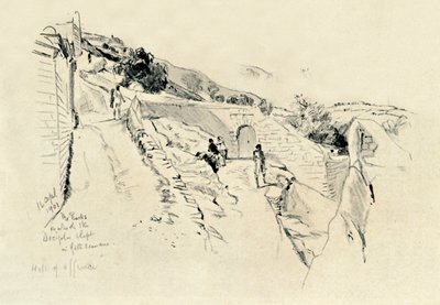 På Oljeberget, hvor disiplene sov under lidelsen i hagen, 1902. av John Fulleylove