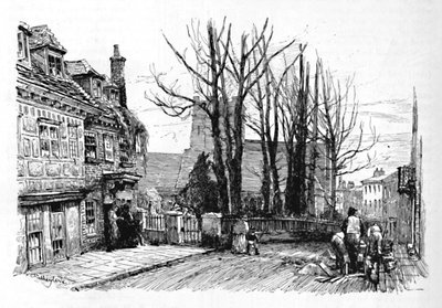 Quarry Street, med St. Marys, 1886 av John Fulleylove