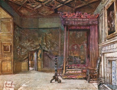 Leilighetene til Mary Queen of Scots i Holyrood Palace av John Fulleylove