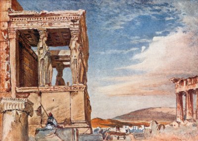 The Caryatid Portico of Erechtheum fra Vesten av John Fulleylove