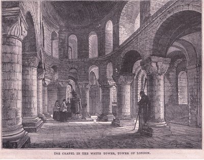 Kapellet i Det hvite tårnet, Tower of London av John Fulleylove