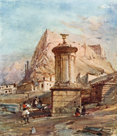 Det choragiske monumentet av Lysicrates av John Fulleylove