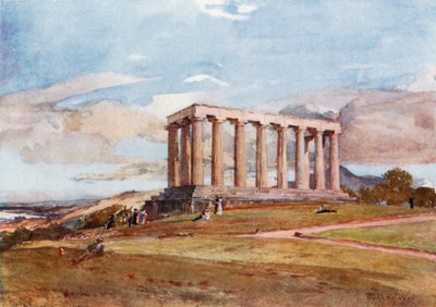 Nasjonalmonumentet på Calton Hill av John Fulleylove