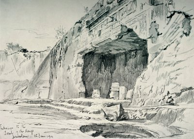 De såkalte kongegravene, 1902. av John Fulleylove