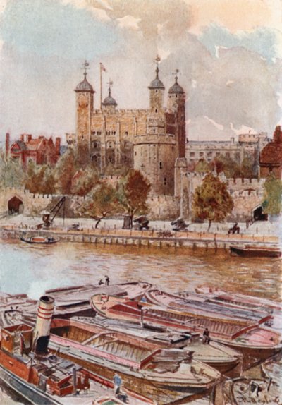 Tower of London av John Fulleylove