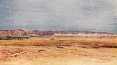 Den vestlige bredden av Dødehavet av John Fulleylove