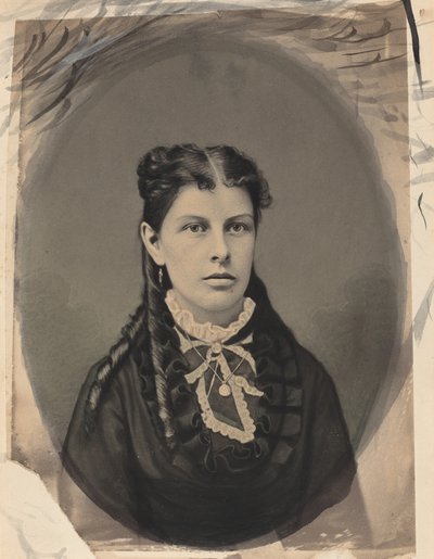 Portrett av en kvinne, ca. 1870. av John G Ellinwood