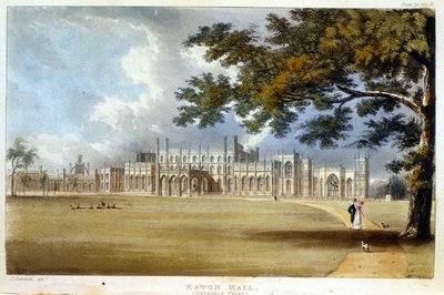 Eaton Hall, Entrance Front, fra Ackermanns 