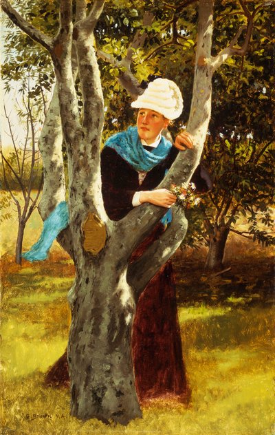 Blant trærne, av John George Brown