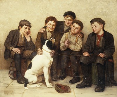 I gode hender, 1909 av John George Brown
