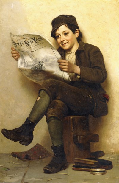 The Boys" New York, 1886 av John George Brown
