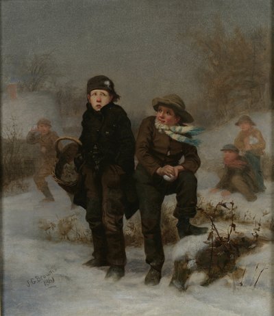 Offeret, 1861 av John George Brown