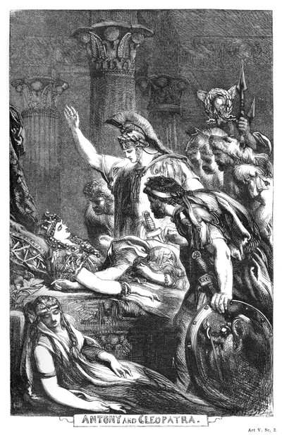 Antony og Cleopatra av John Gilbert