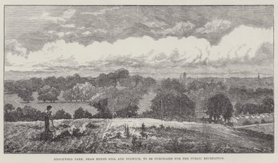 Brockwell Park, nær Herne Hill og Dulwich, skal kjøpes for offentlig rekreasjon av John Gilbert