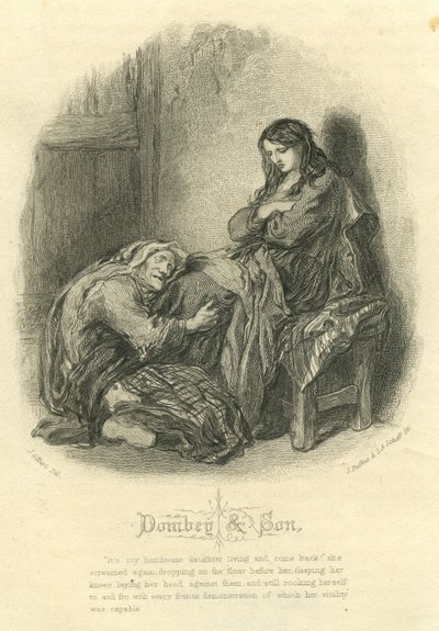 Dombey und Son: Alice Brown og hennes mor av John Gilbert