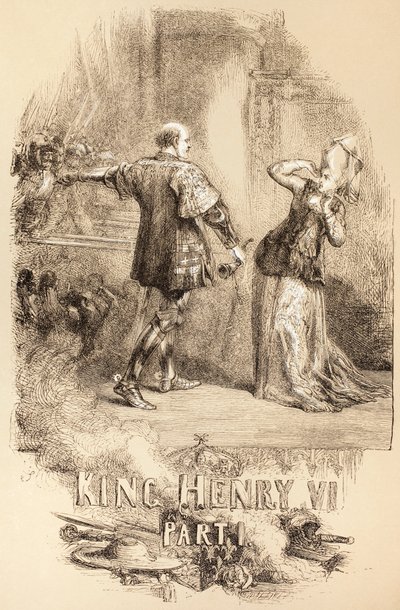 Henry VI, Part I, 1890 av John Gilbert