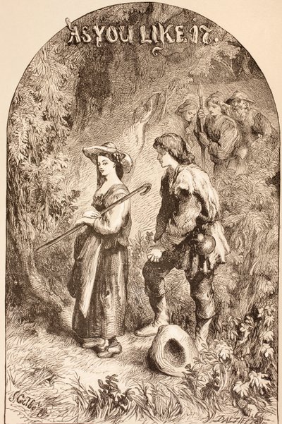 Illustrasjon for As You Like It, fra 