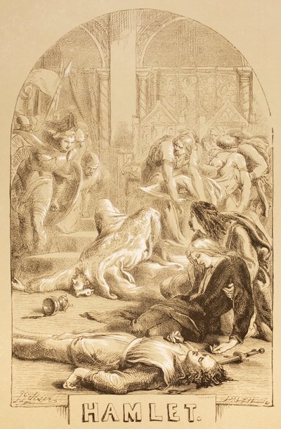 Illustrasjon for Hamlet, fra 