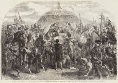 Møte mellom Henry VIII og Francis I nær Ardres, feltet til gullduken av John Gilbert