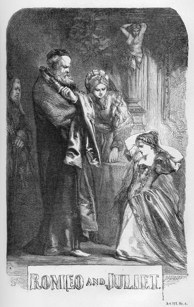 Romeo and Juliet by William Shakaespeare av John Gilbert